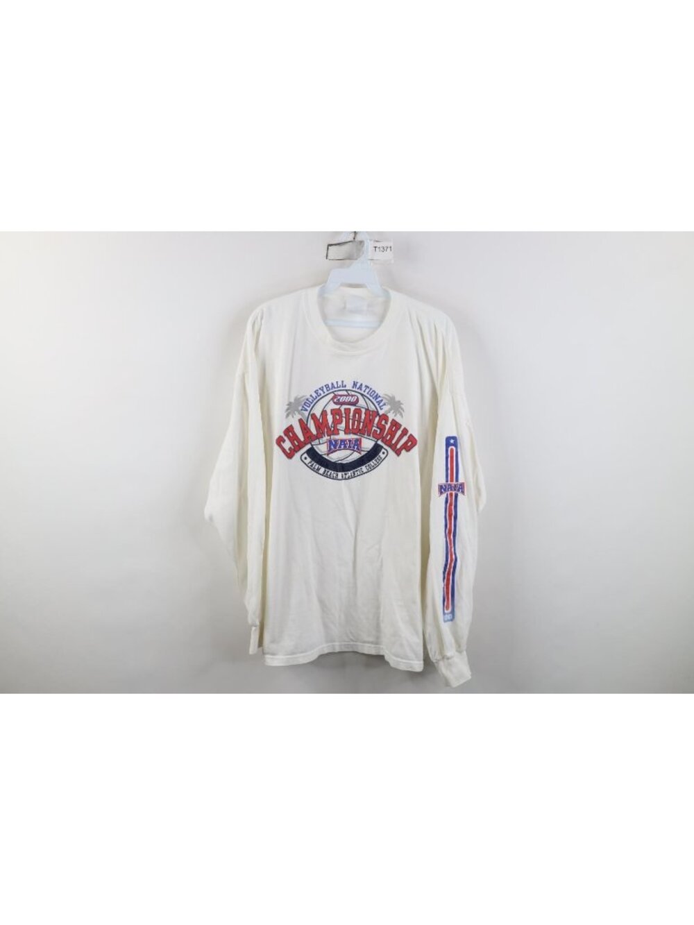 Vintage Y2K 2000 NAIA Volleyball Championship T-Shirt Womens 2XL Long Sleeve